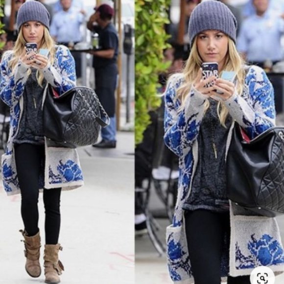 RARE Free People Flower Power Cardi